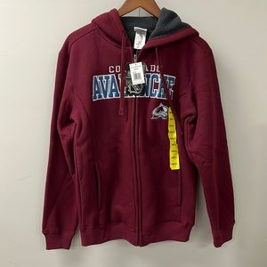 New Colorado Avalanche fleece full zip